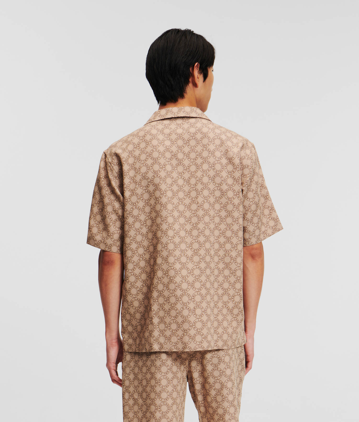 CHEMISE DE BOWLING AVEC LOGO ROND