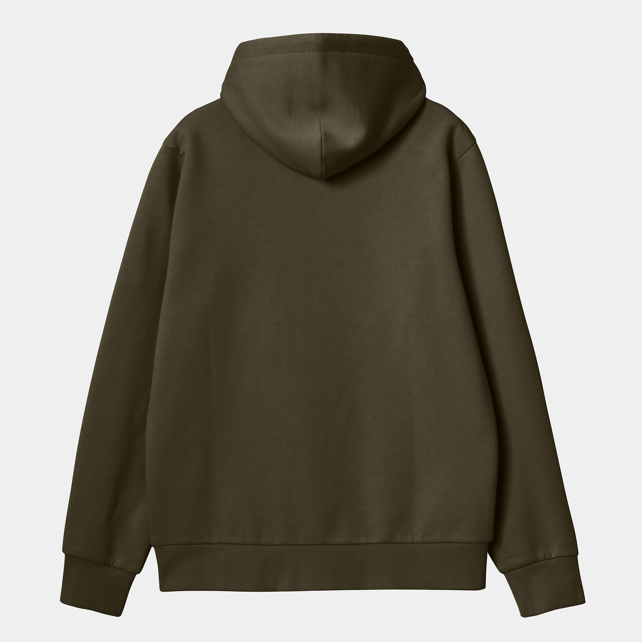 Carhartt WIP Hooded Script Embroidery Sweat Cypress / White