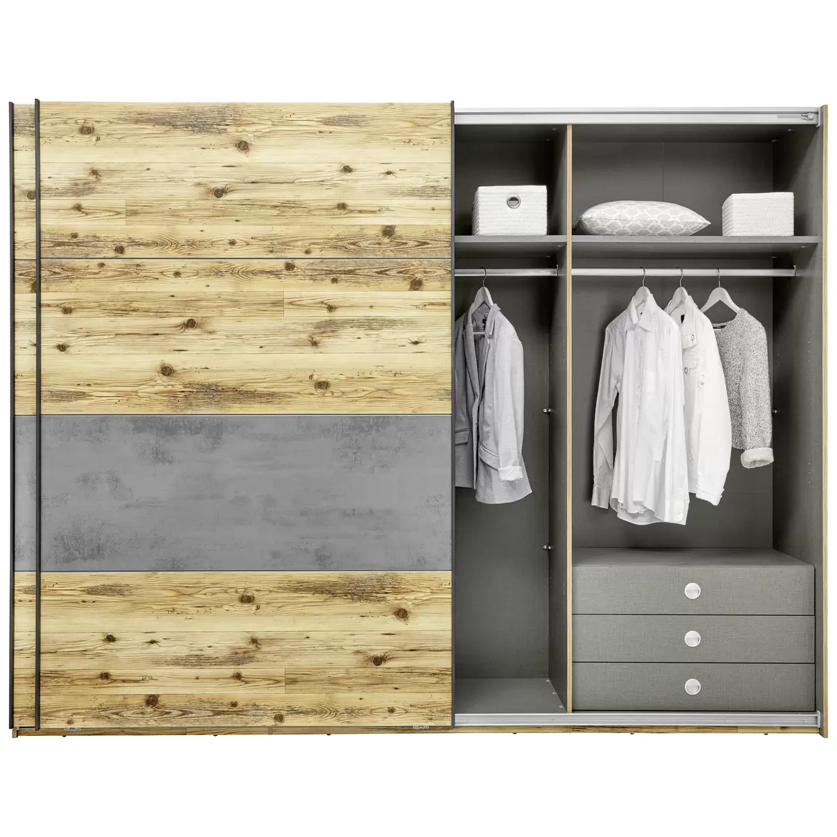 Schubkasteneinsatz 58-202-S1 Grau