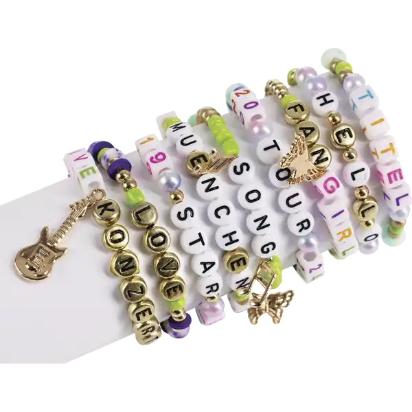 Schmuck-Bastelset für Armbänder mehrfarbig