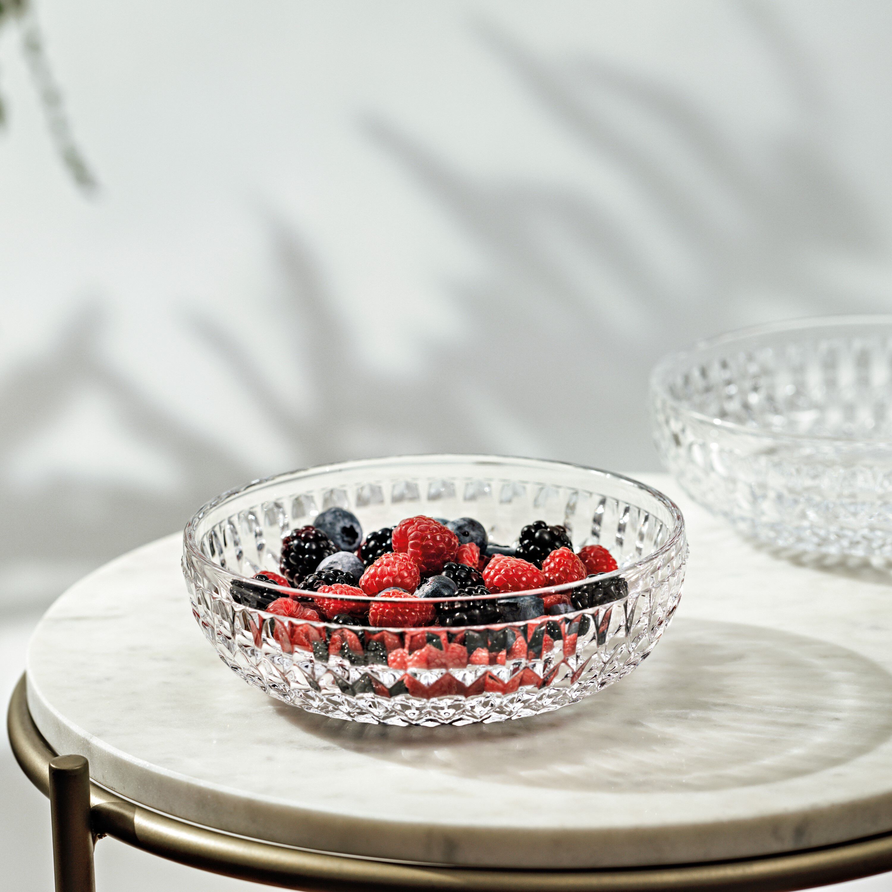 Boston Dessert bowl Clear, 17 oz, crystal glass