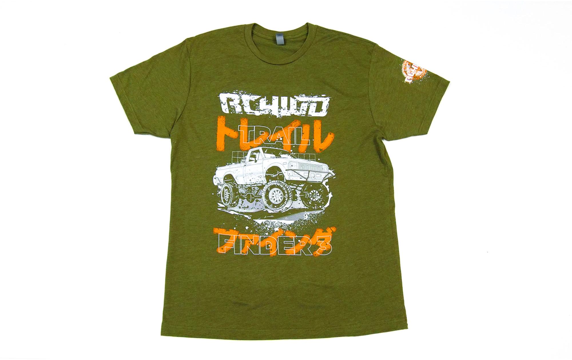 T-Shirt Trail Finder 3 JDM XXLRC4WD Shirt mit Trail Finder Motiv