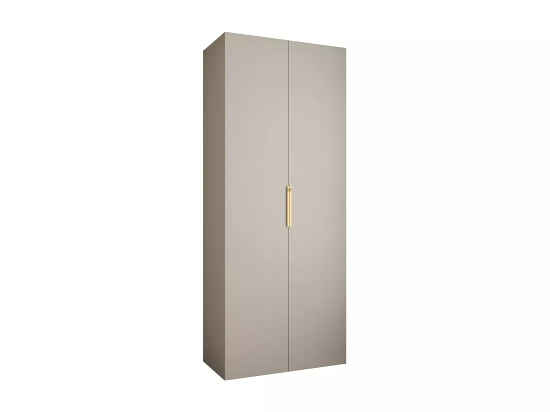 Armoire à portes battantes Como 4 245,5/100/40 2 portes (cachemire/or)