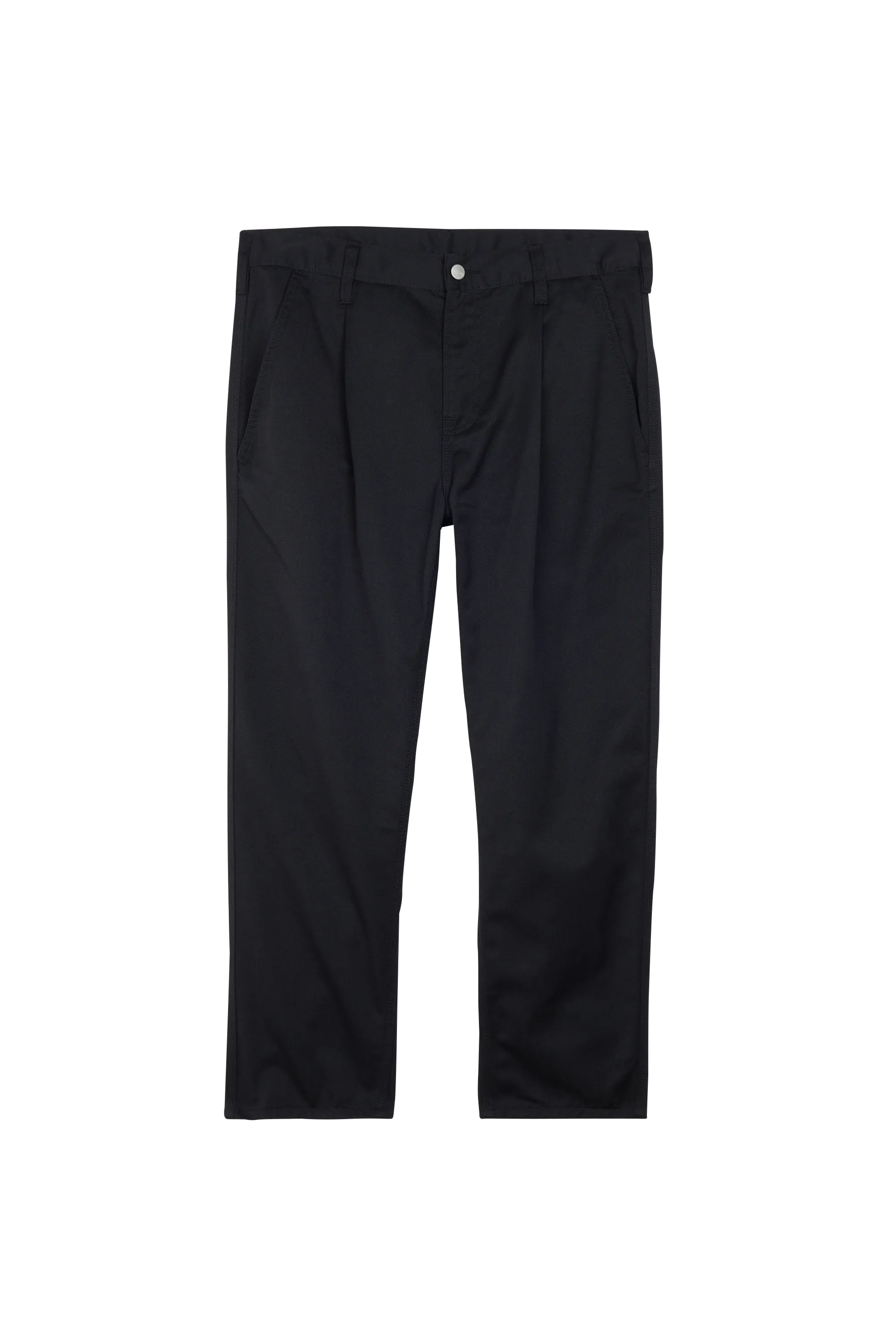 CARHARTT WIP Pantalon droit ABBOTT Noir