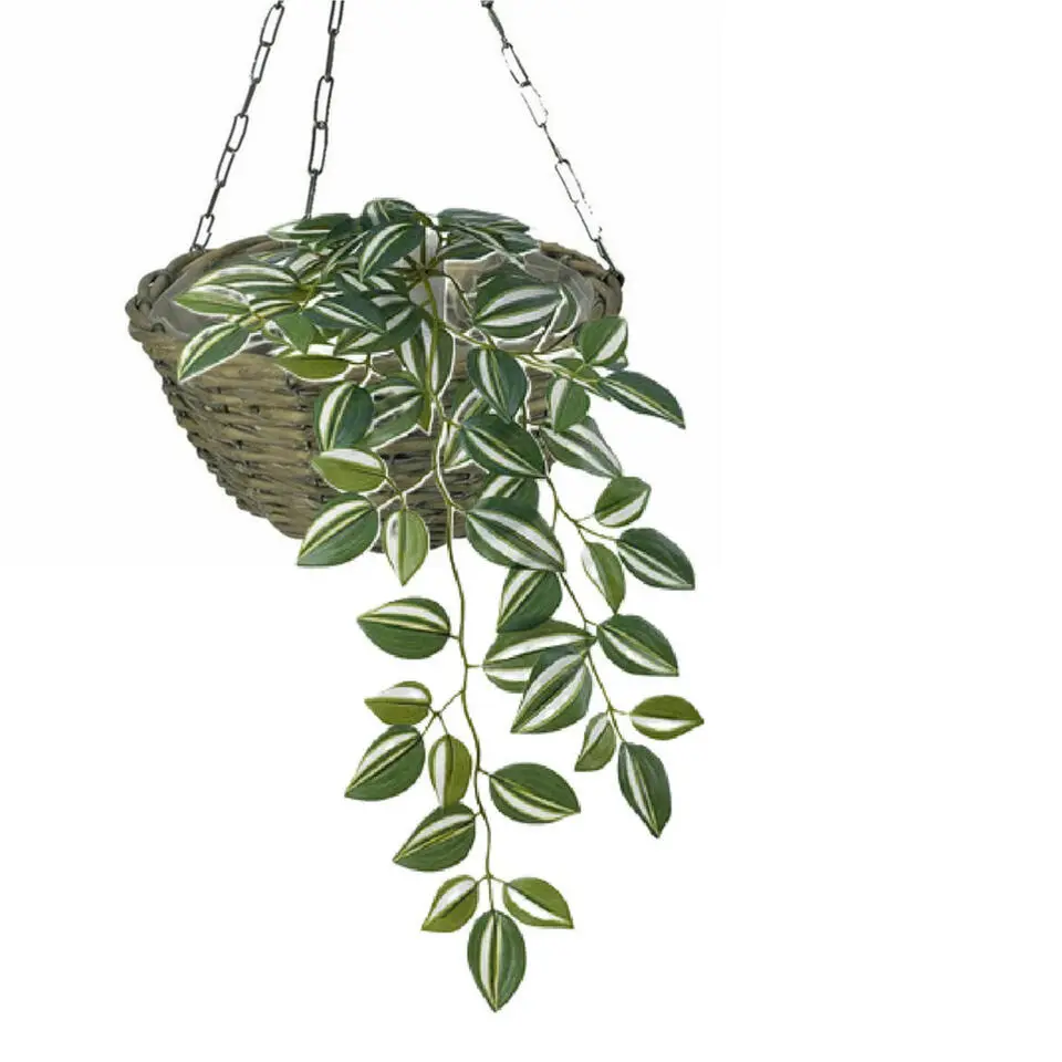 Vd Leeden Hangmand Wilg – D30 x H15 cm - gevlochten - hangend