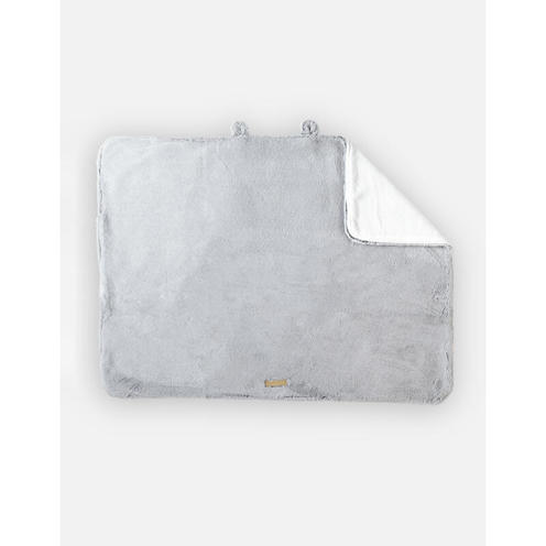 Mix & Match Couverture 75x100cm gris long poil - NOUKIE 'S