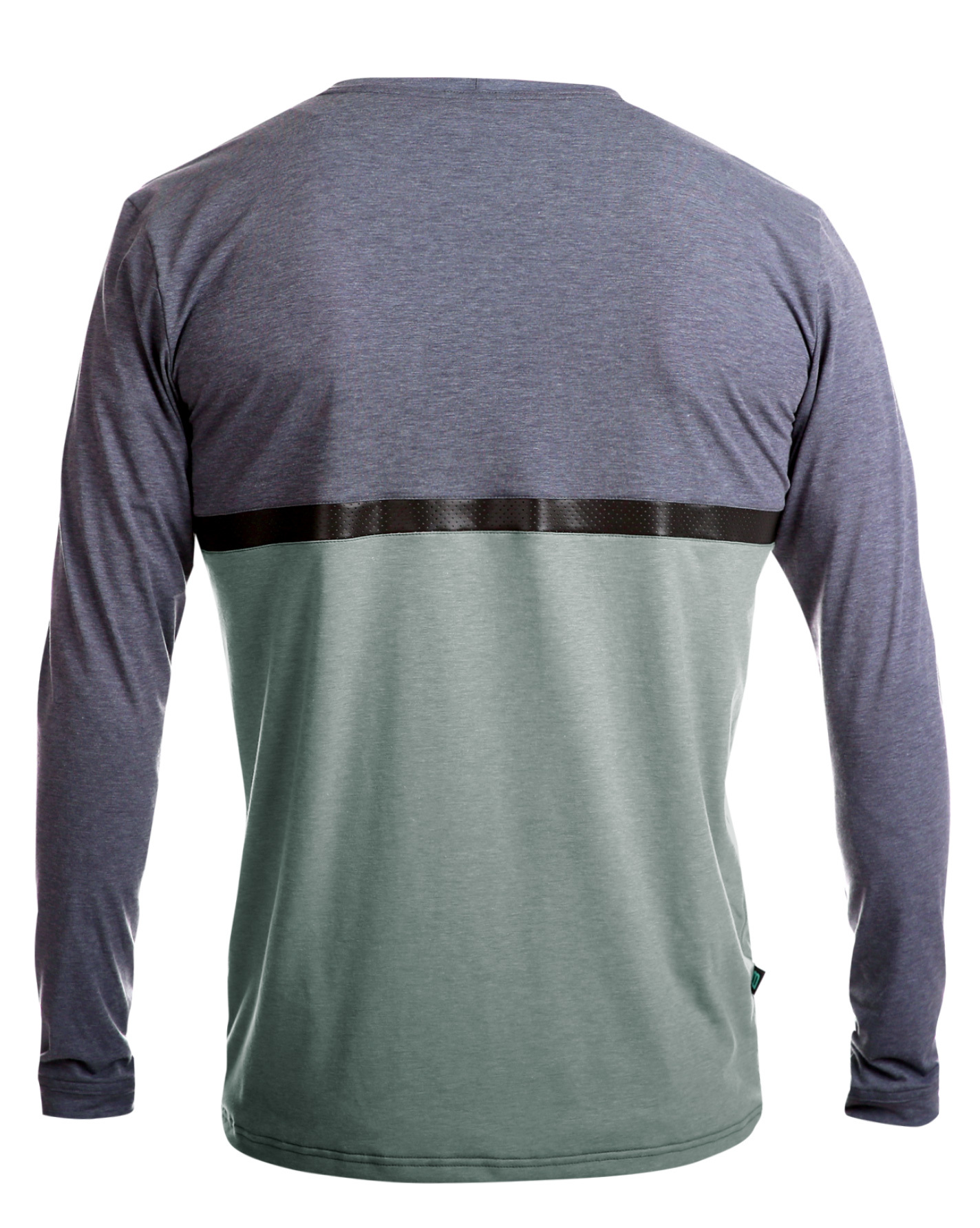 Biehler DSTNCE Gravel Fietsshirt Lange Mouwen Grijs/Groen Heren