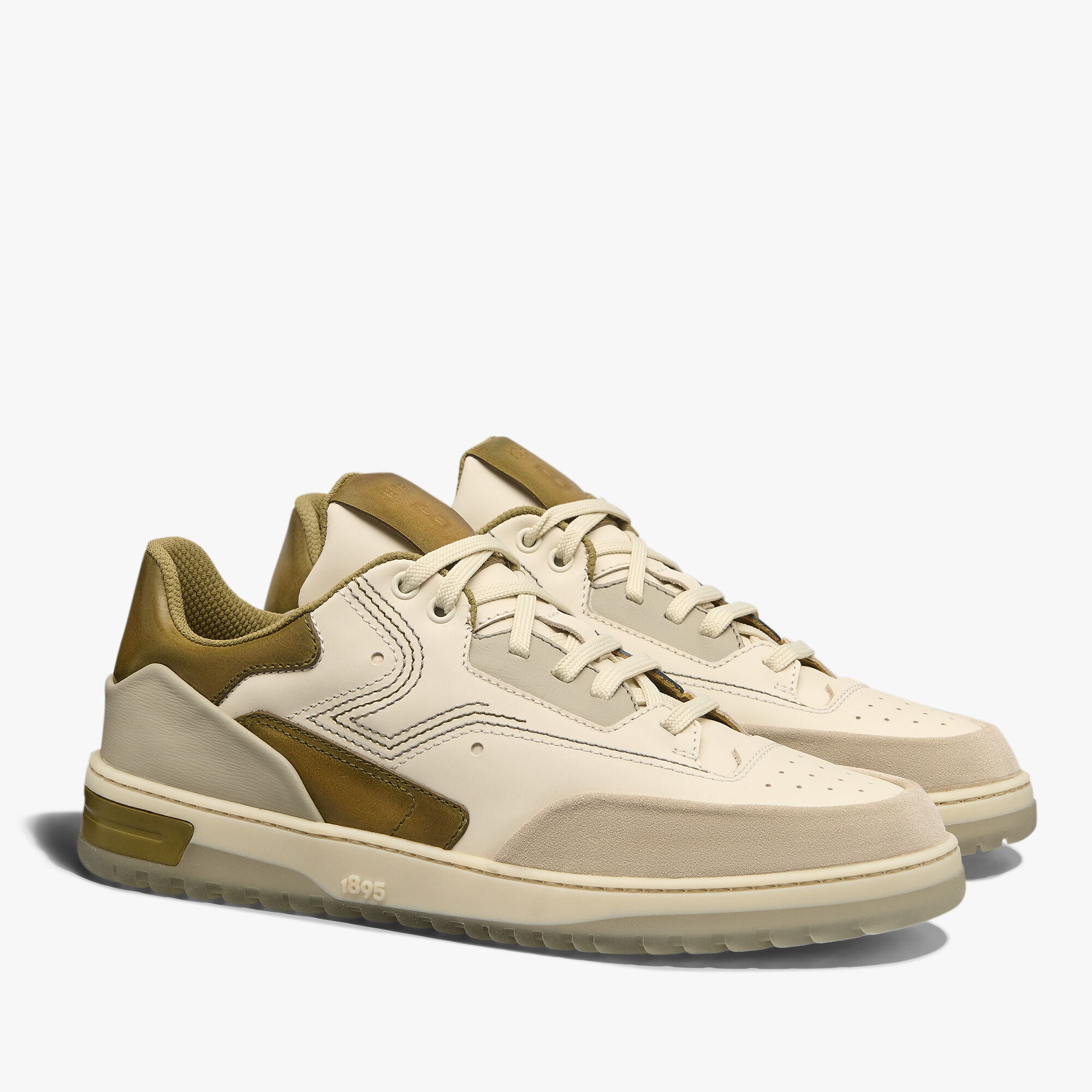Sneaker Playoff En Cuir Scritto