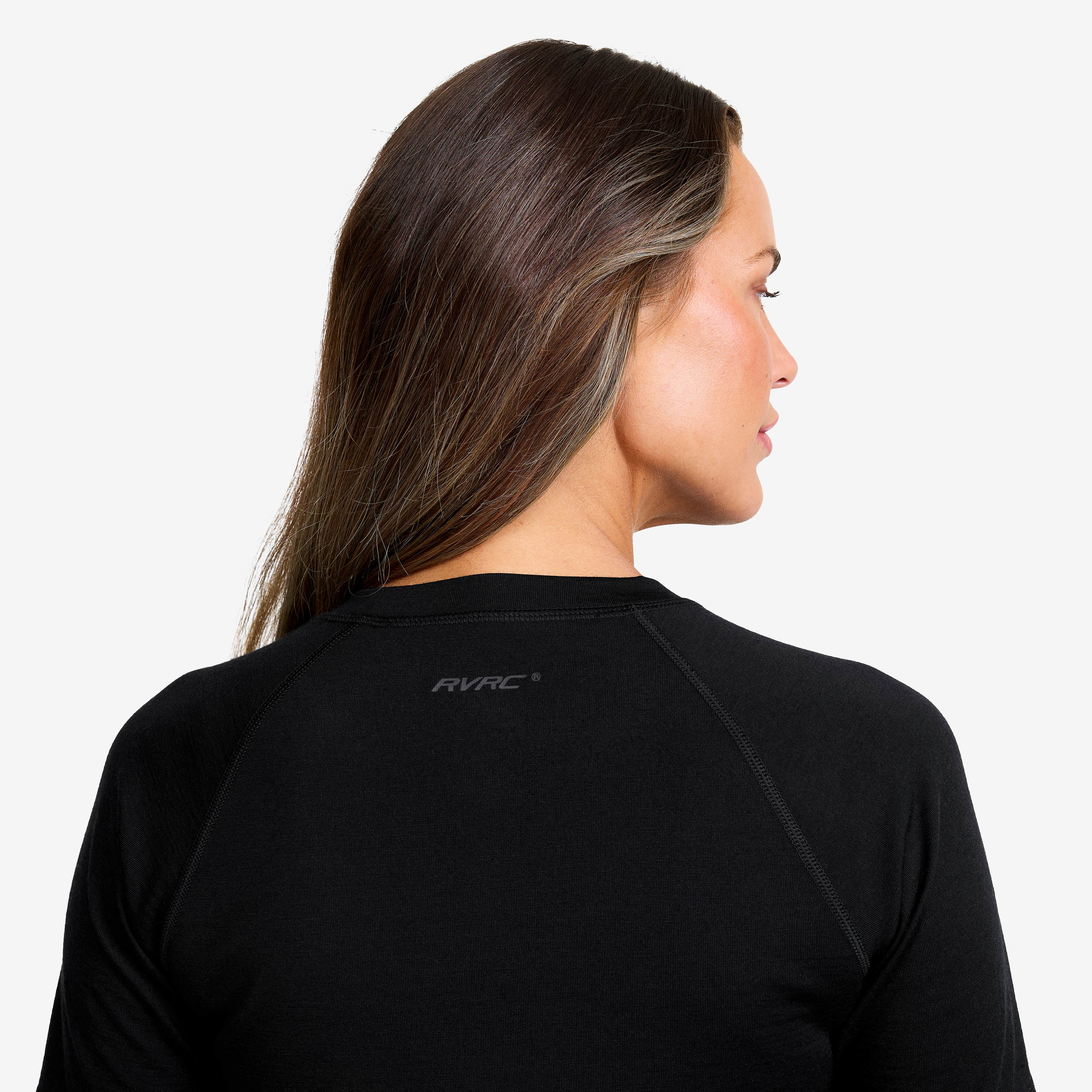 Mount Merino Short-sleeved Top Dame Black