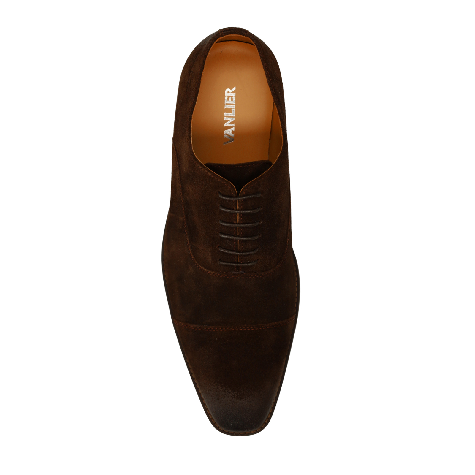 Bruine suède veterschoenen