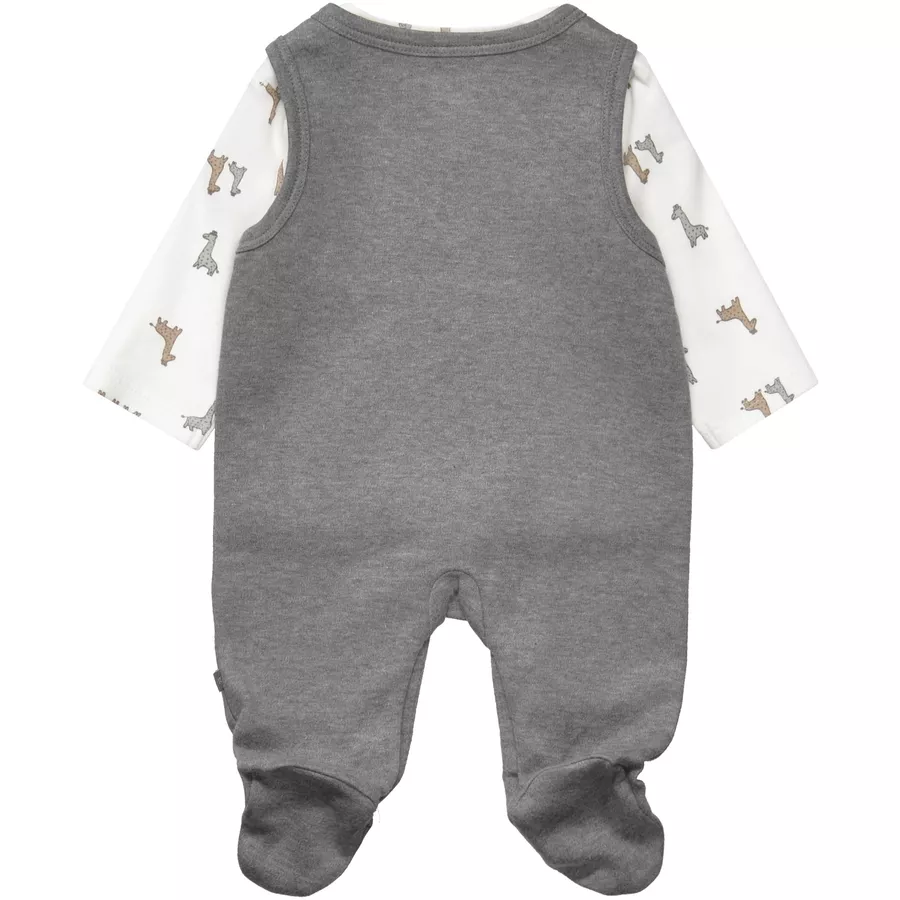 STACCATO Strampler+Shirt mid grey melange