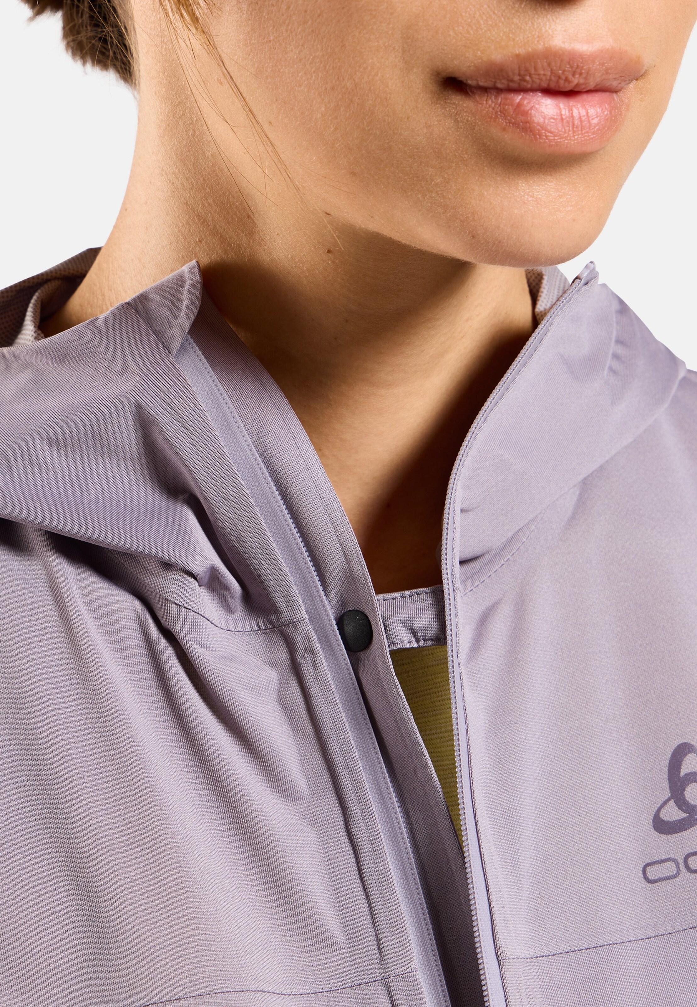 Wasserdichte X-Alp Performance Knit Laufjacke in gray ridge
