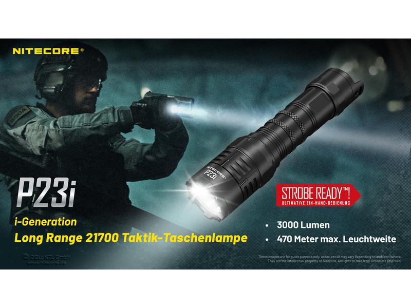 Nitecore Taschenlampe P23i 3000 Lumen LED-Taschenlampe