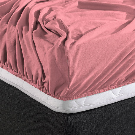 HC Dubbel Jersey Hoeslaken - Roze