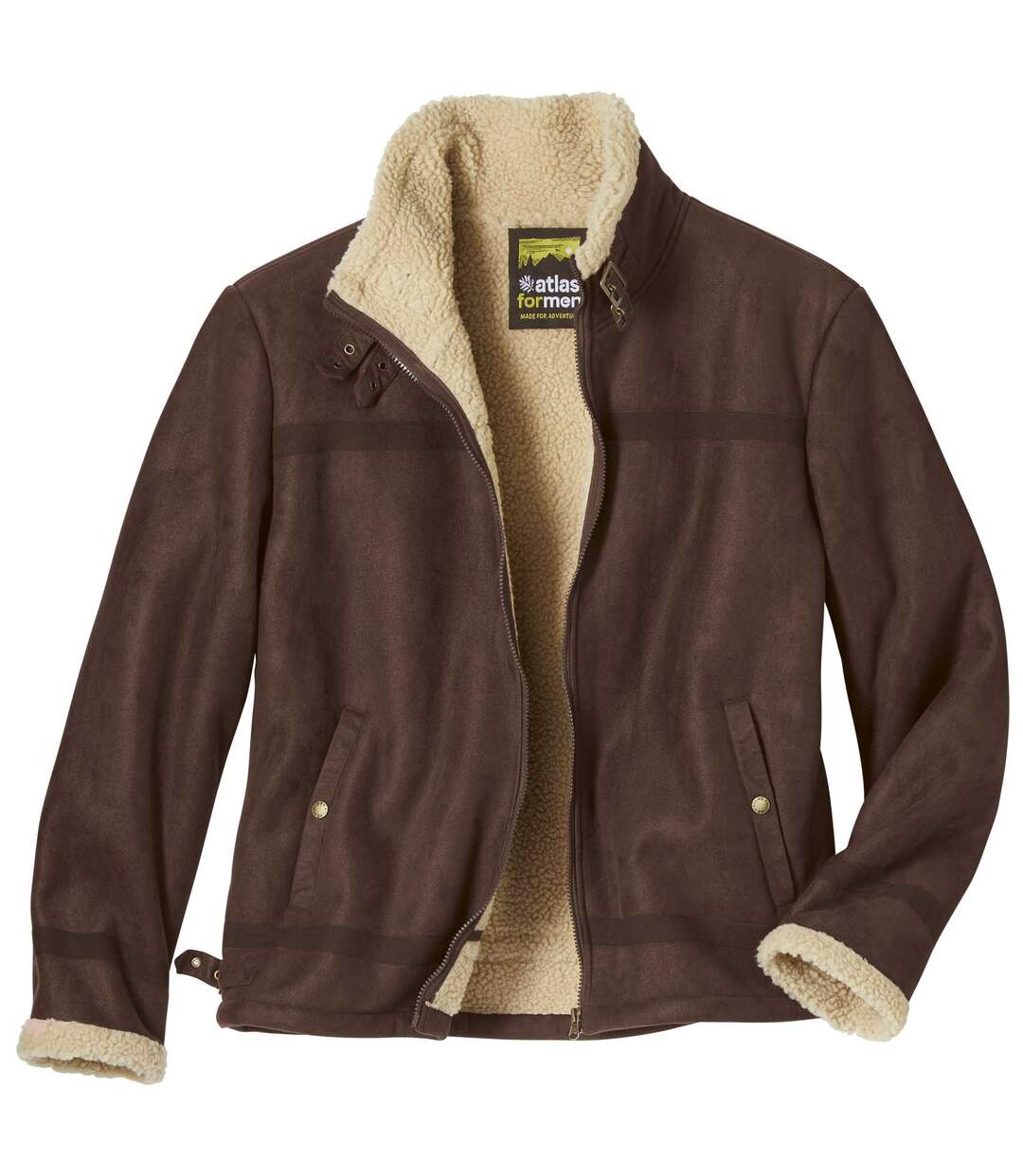 Blouson Aviateur Suédine Doublé Sherpa