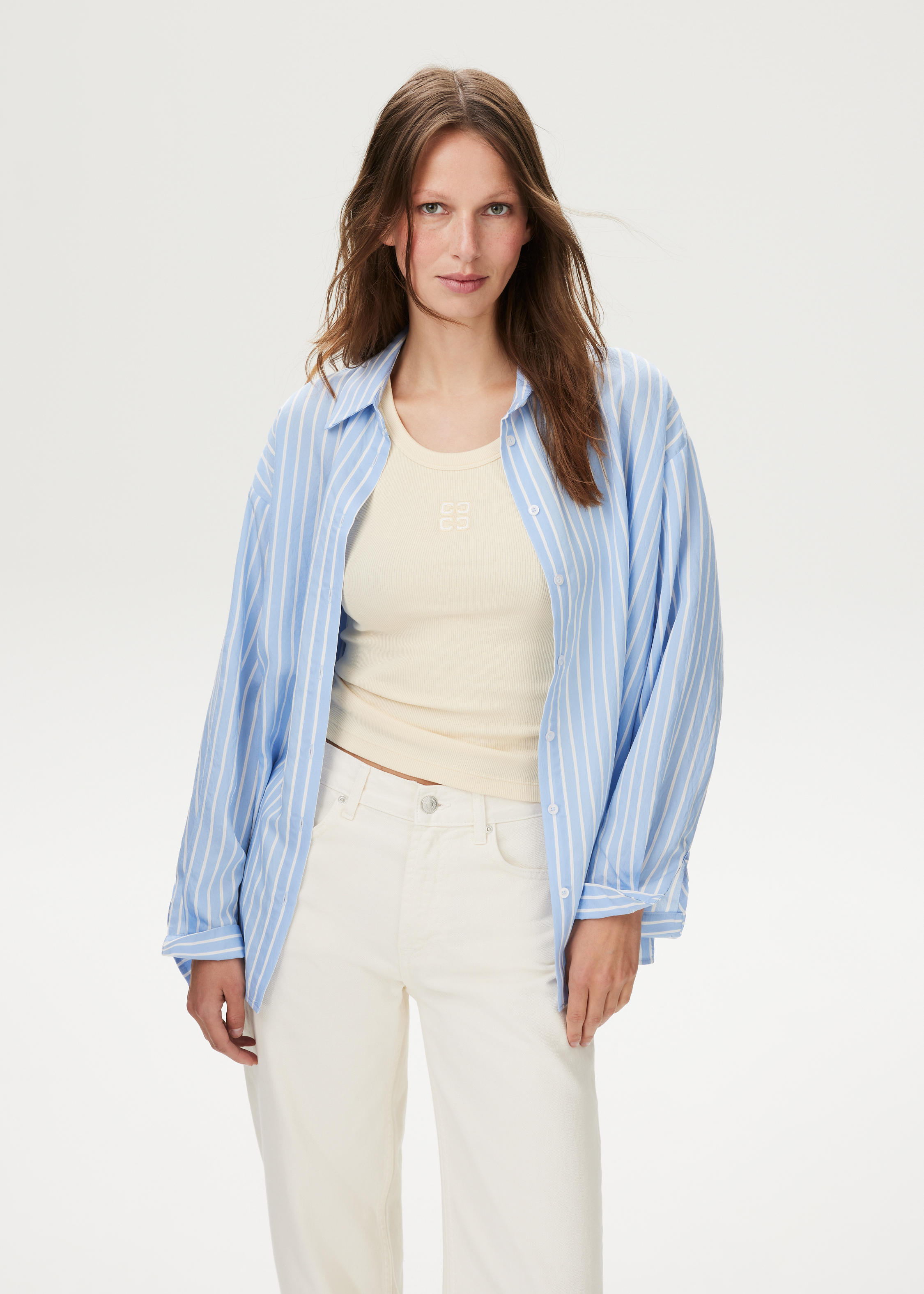 Blouse met overslag detail