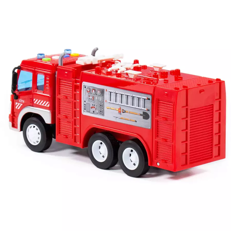 POLESIE® City Feuerwehrauto mit Schwungantrieb (Box)