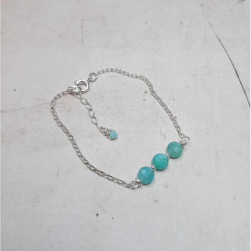 Bracelet Maya Amazonite Argent 925