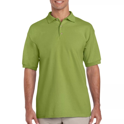 Camisa polo Gildan Pique de manga curta, 100% algodão, qualidade premium.