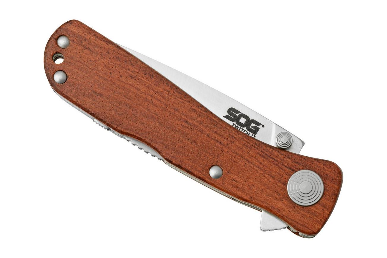 SOG Twitch II, Wood Handle TWI7-CP zakmes