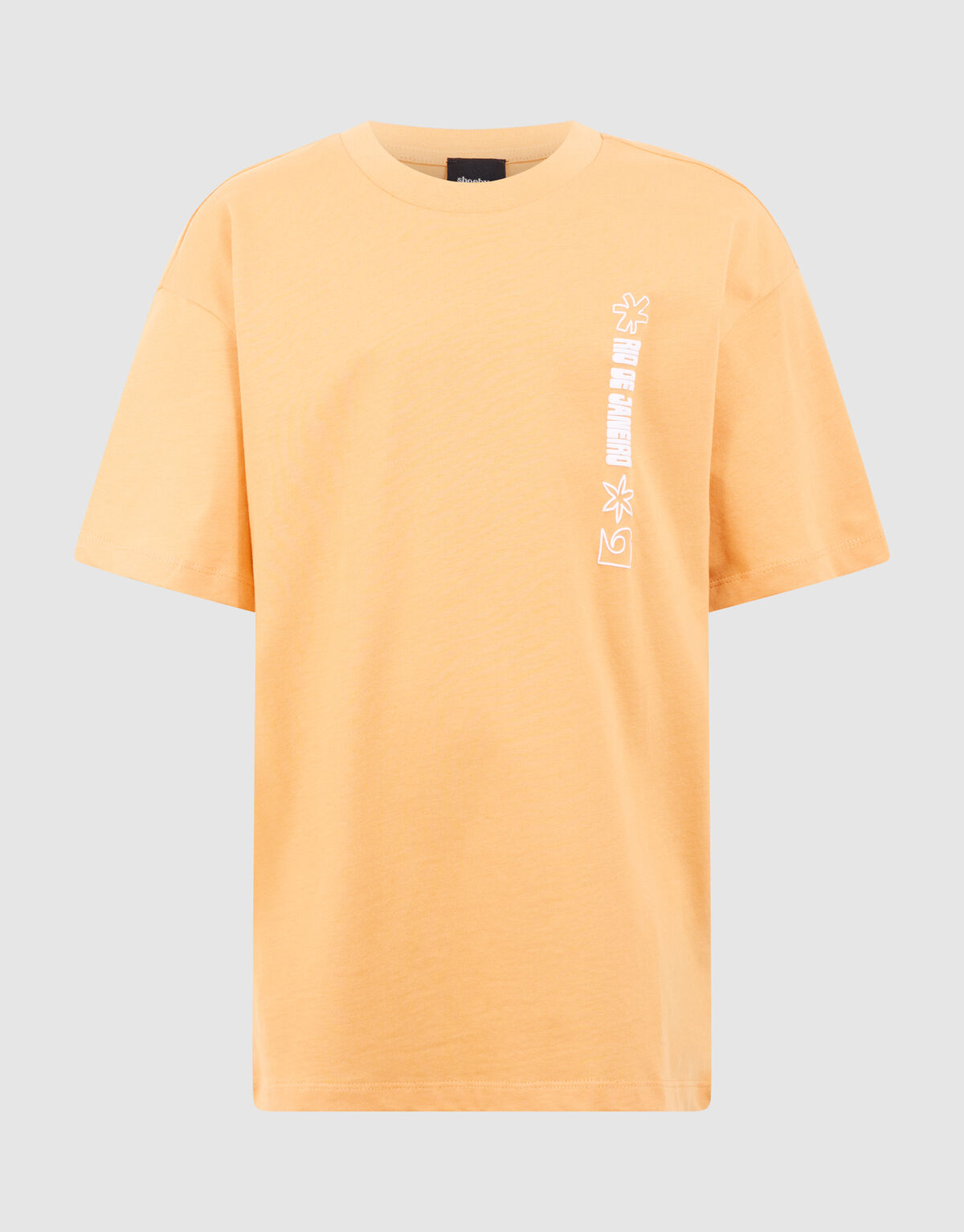 Holiday Artwork T-shirt Lichtoranje