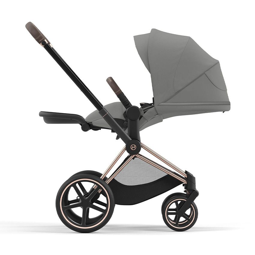 Habillage de siège pour poussette Priam 4/e-Priam 2 mirage grey - Ecru