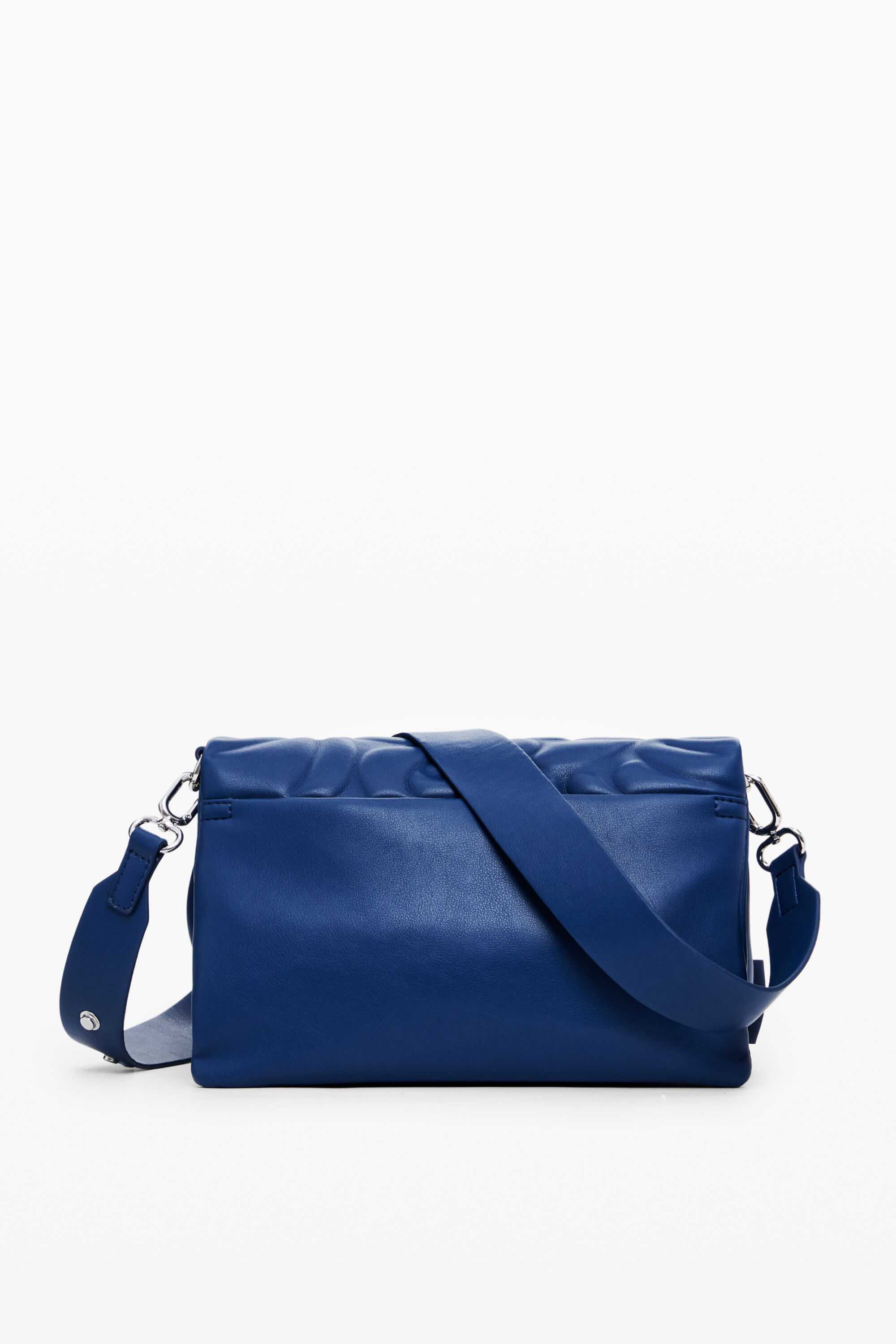 Bolsa transversal floral com múltiplas alças