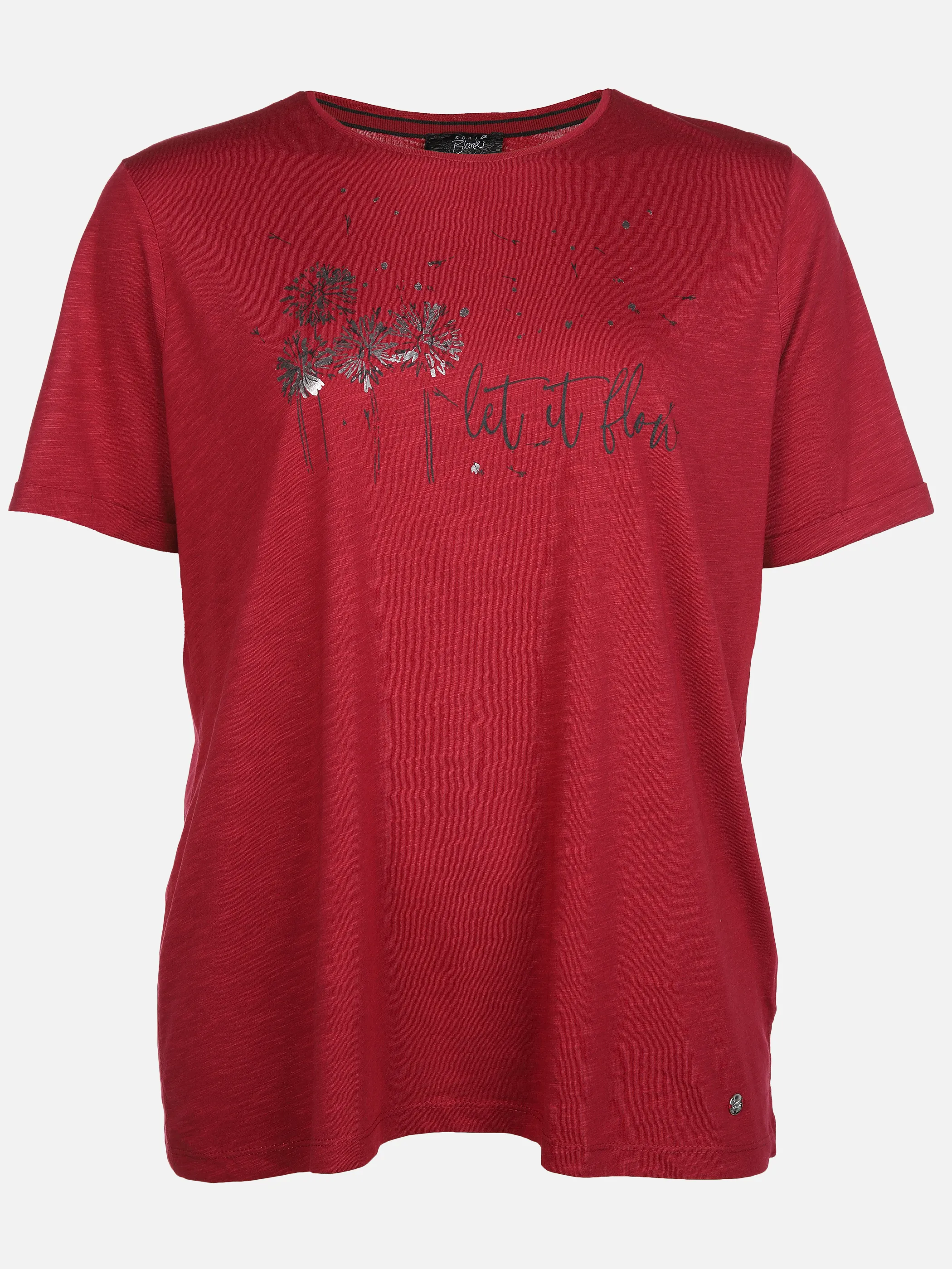 Große Größen T-Shirt mit Glitzerprint