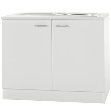 Optifit Klassik60 spoeltafelkast met 2 deuren 82(h) x 100(b) x 60(d) cm zonder werkblad