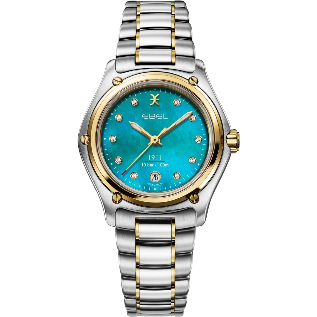 Ebel 1911 Lady Bicolor / Türkis