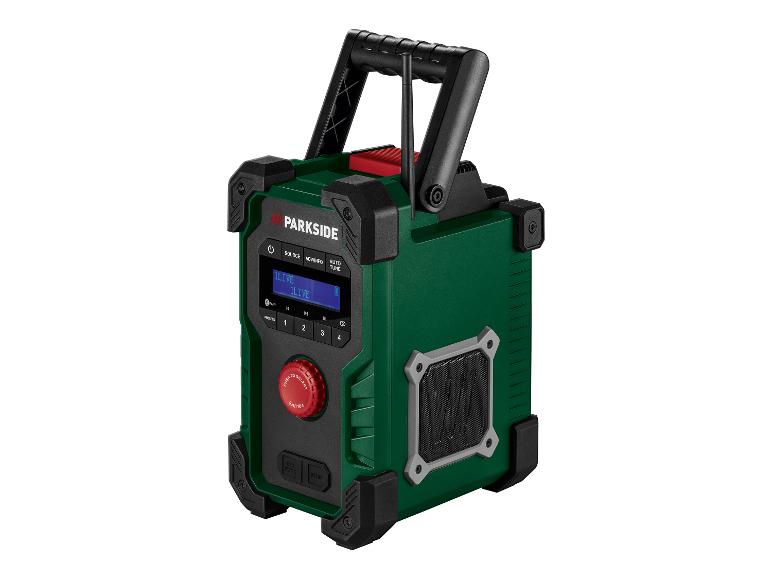Accu-bouwradio 12 V, 20 V of 230 V zonder accu en lader