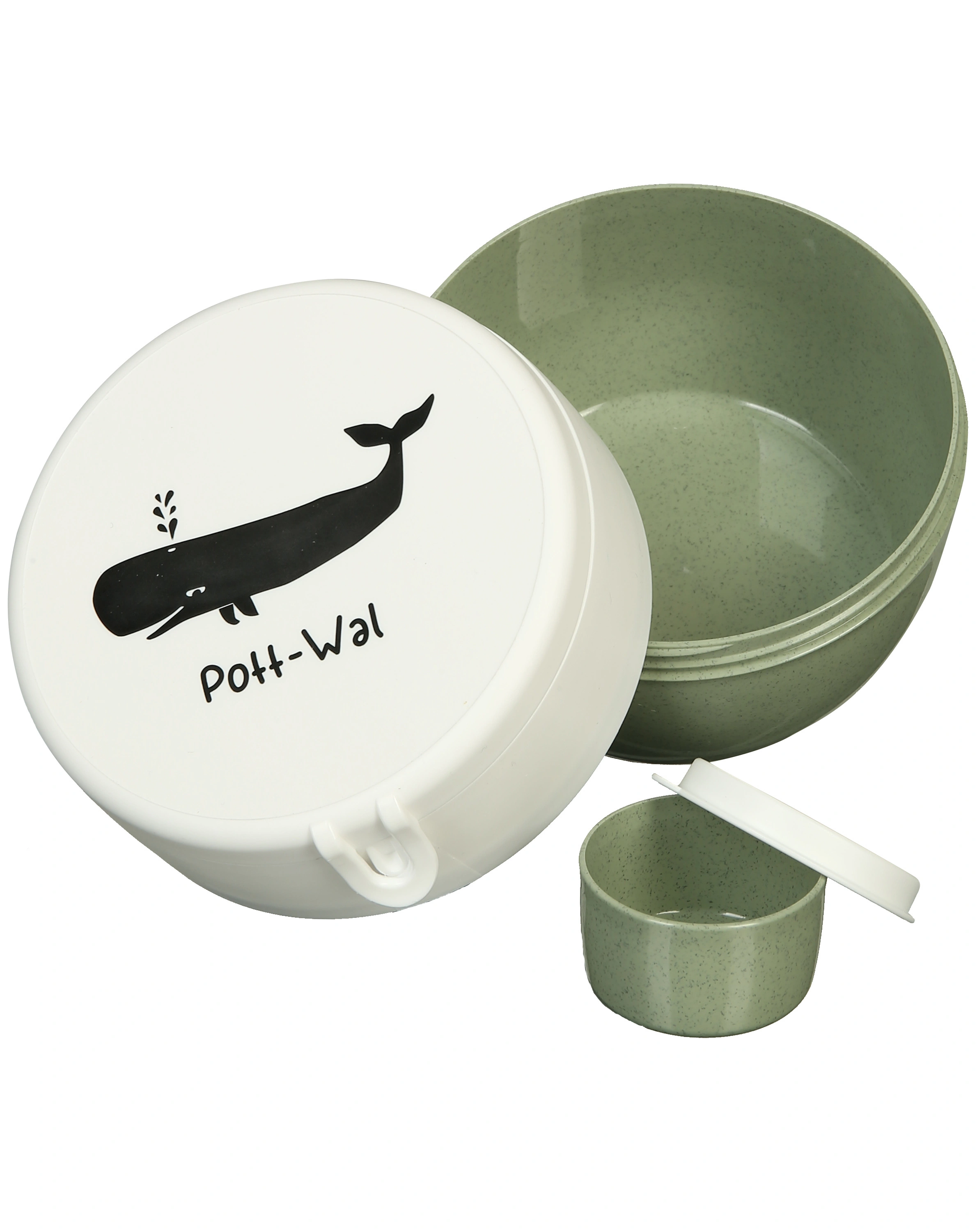Lunchpot POTT-WAL 3-teilig in organic green/weiss