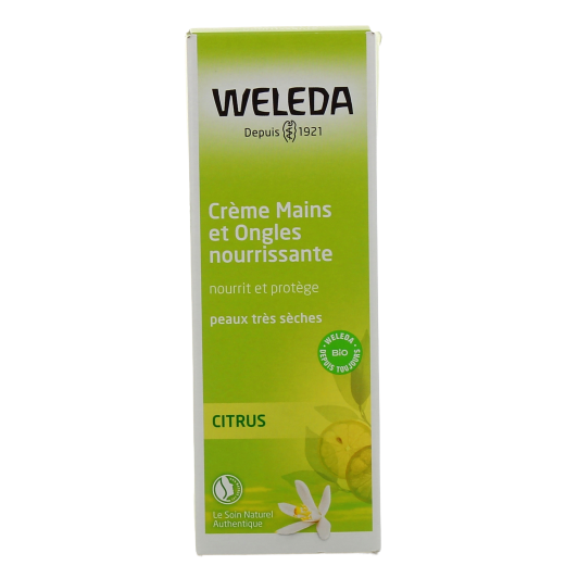 Crème mains et ongles Weleda au Citrus