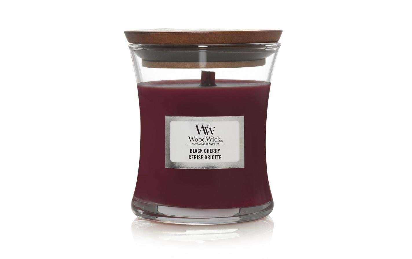 Woodwick Duftkerze »Black Cherry mini Jar«