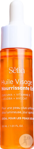 Sefia Huile Visage Nourrissante Anti-Hyperpigmentation Au Curcuma 30ml