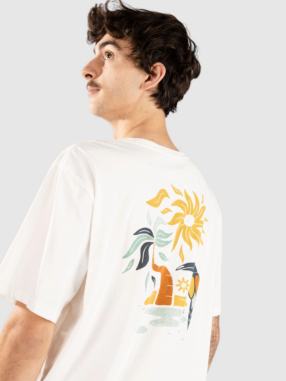 Hurley Youcan Tucan T-Shirt barely bone