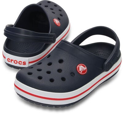 Crocs Classic Sandaler, Navy/Red