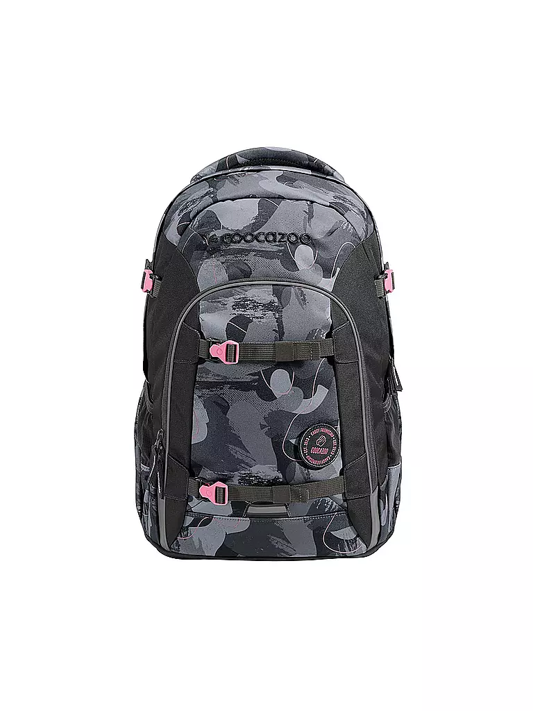 COOCAZOO Schulrucksack JOKER BUBBLE BRUSH grau