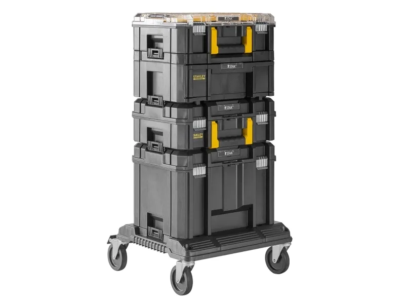 Stanley FMST1-80107, Værktøjskasse, Sort, Gul, 51,49 L, 100 kg, 486 mm, 436 mm