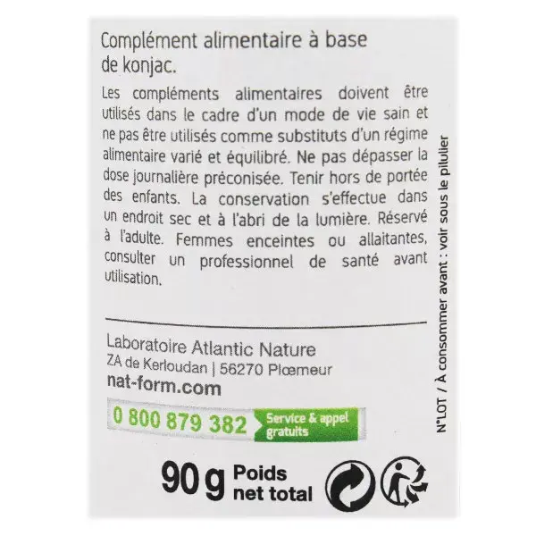 Nat & Form Original Konjac 200 cápsulas