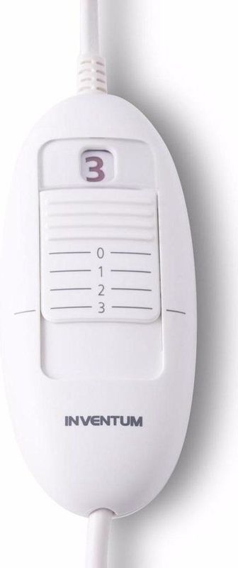Inventum HN236I - Elektrische Onderdeken - Lichtblauw - Fleece - 2 Persoons