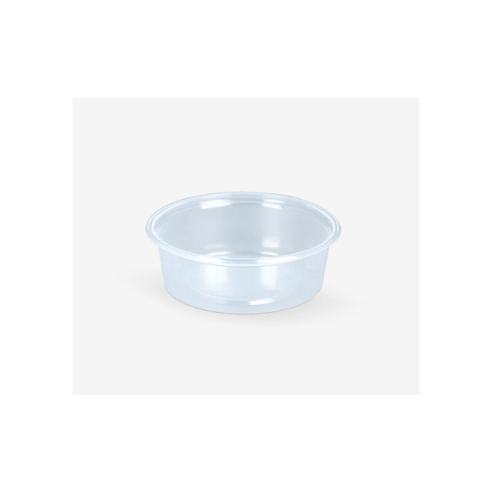 Rond bakje 50cc Ø70mm Transparant (6151800055098)