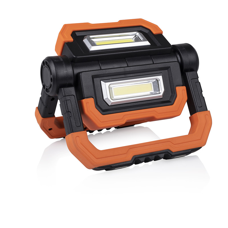 Smartwares oplaadbare LED vlinder bouwlamp 2x5W 1000lm 4000K