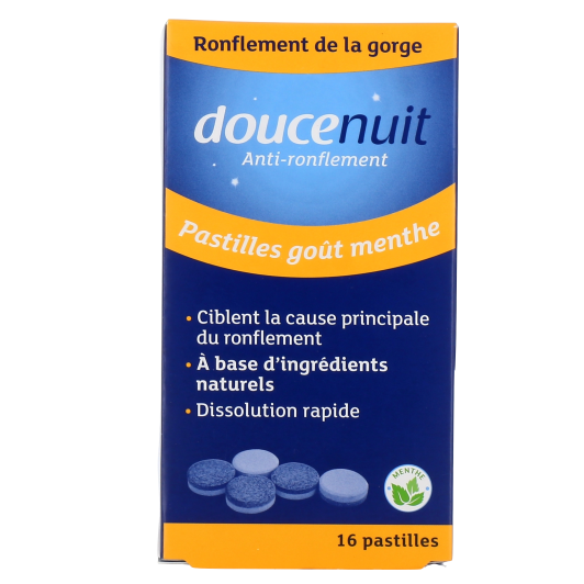 16 Pastilles Anti-Ronflement Douce Nuit