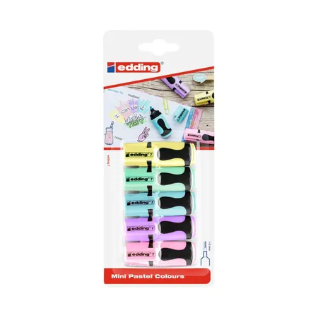 edding 7 Mini Textmarker 5er-Set