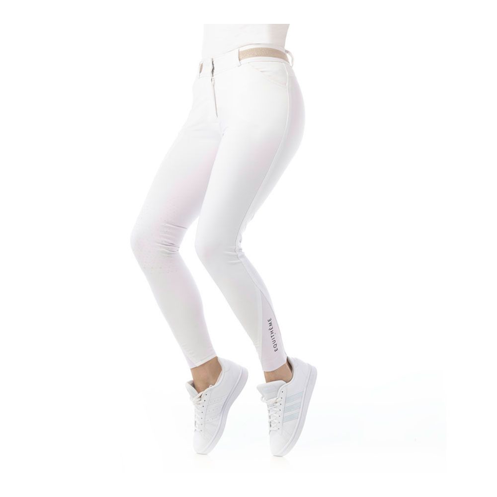 Equitheme LUCY - Pantalon siliconé Femme blanc