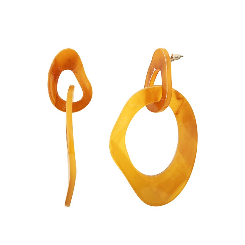Boucles d'oreilles oranges