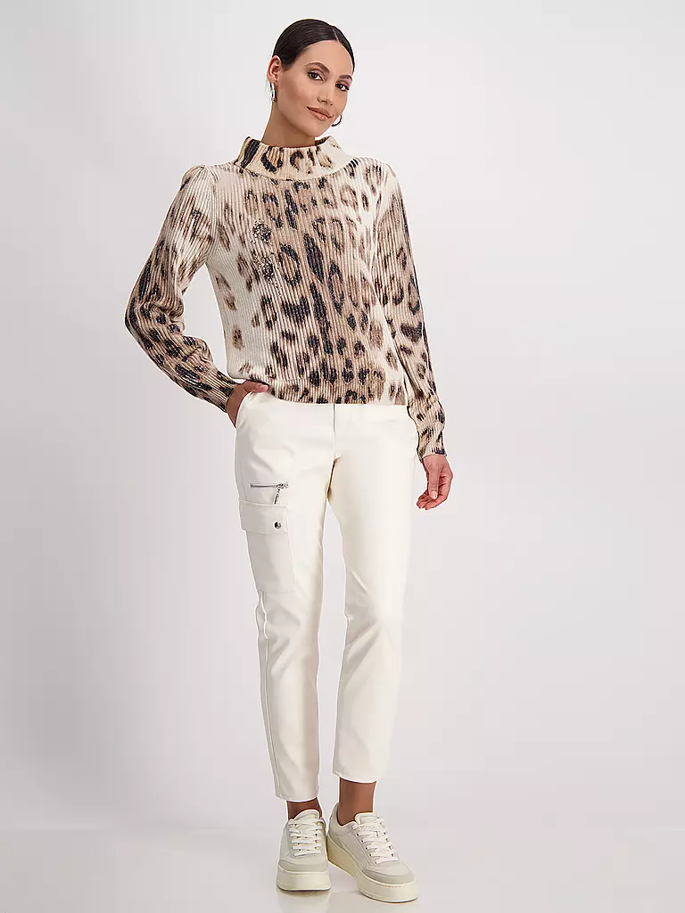 MONARI Rollkragenpullover beige