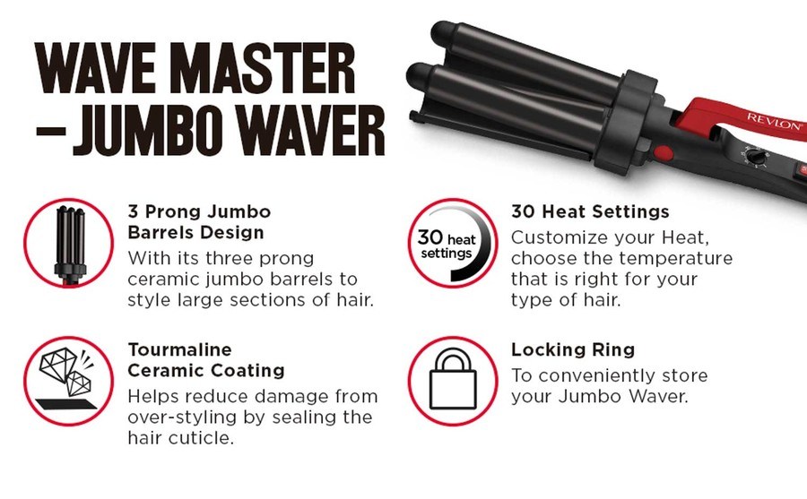 Revlon Tools Wave Master Jumbo Waver