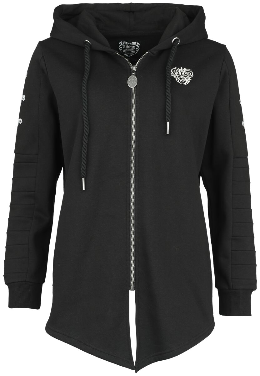 Gothicana X Anne Stokes - Veste à capuche | Gothicana by EMP Sweat-shirt zippé à capuche